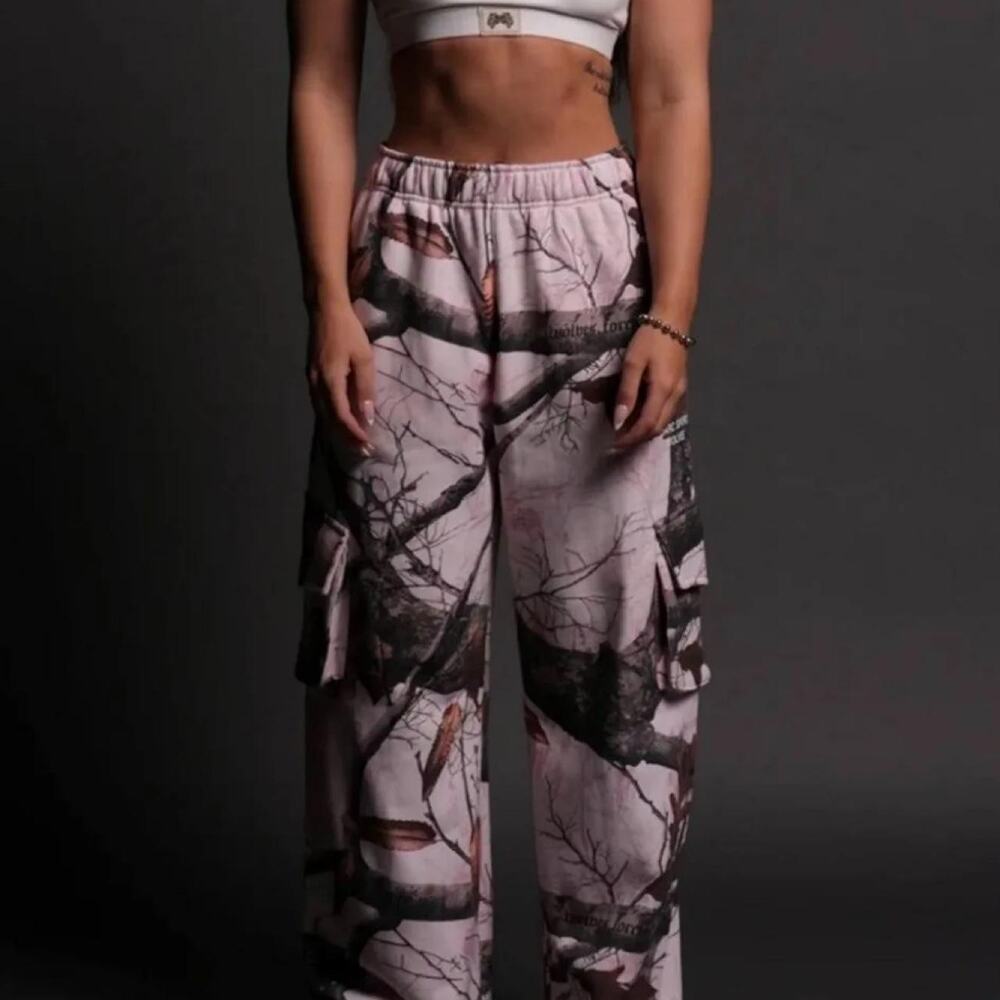 Darc sport camo sweatpants pink rare xs